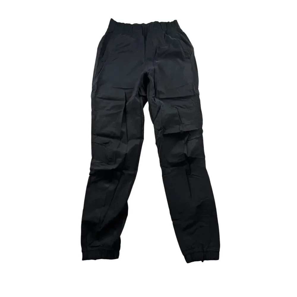 lululemon Adapted State Training Jogger 2 Black Zip Cuff High Rise Running Pant